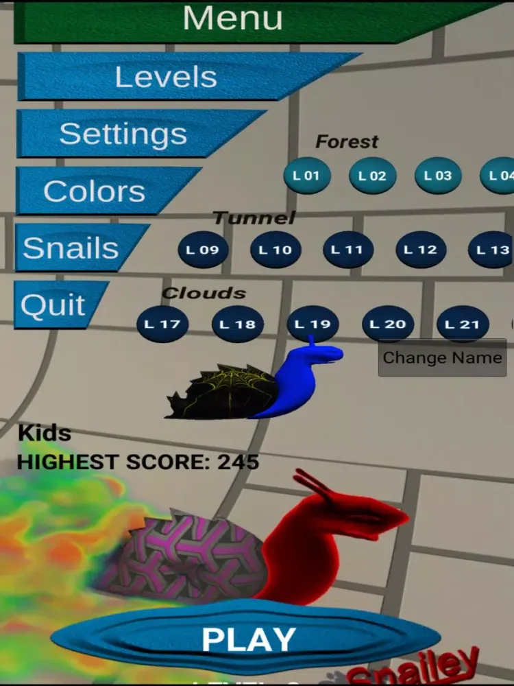 Snailey Free - Kids Game iPad 應用截圖