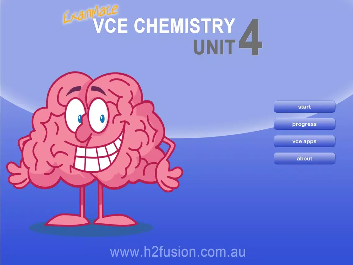 Tangkapan layar ExamMate VCE Chemistry 4 iPad 