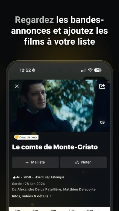 Tangkapan skrin Pathé France