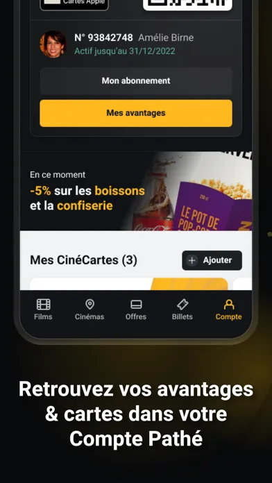 Tangkapan skrin Pathé France