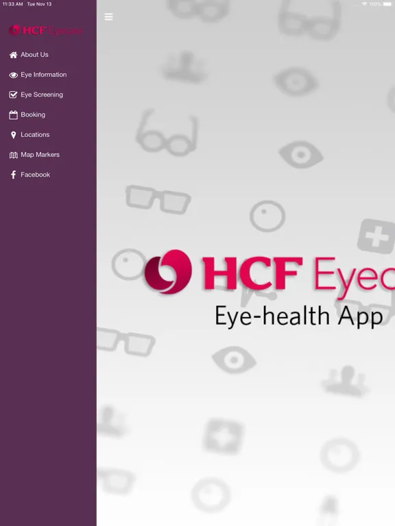 HCF Eyecare App iPad 應用截圖
