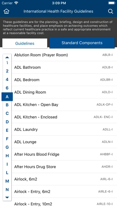 Capturas de pantalla de Health Facility Guidelines LT