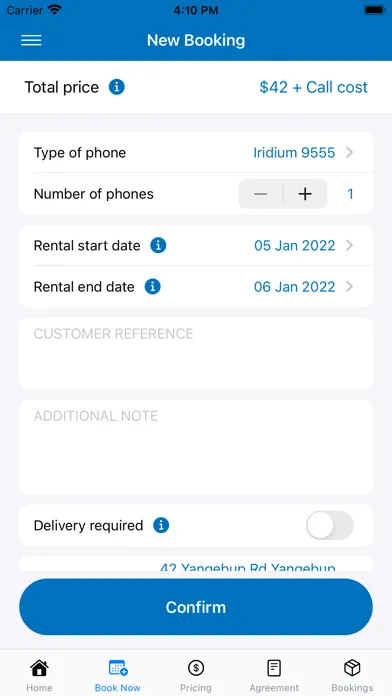 Rent A SAT Phone (RASP) স্ক্রিনশট