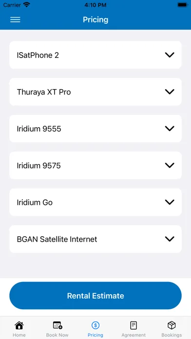 Rent A SAT Phone (RASP) স্ক্রিনশট