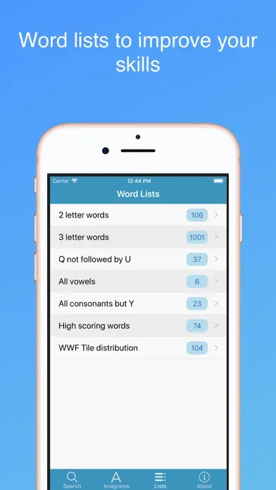 Captures d'écran de Word Lookup Pro