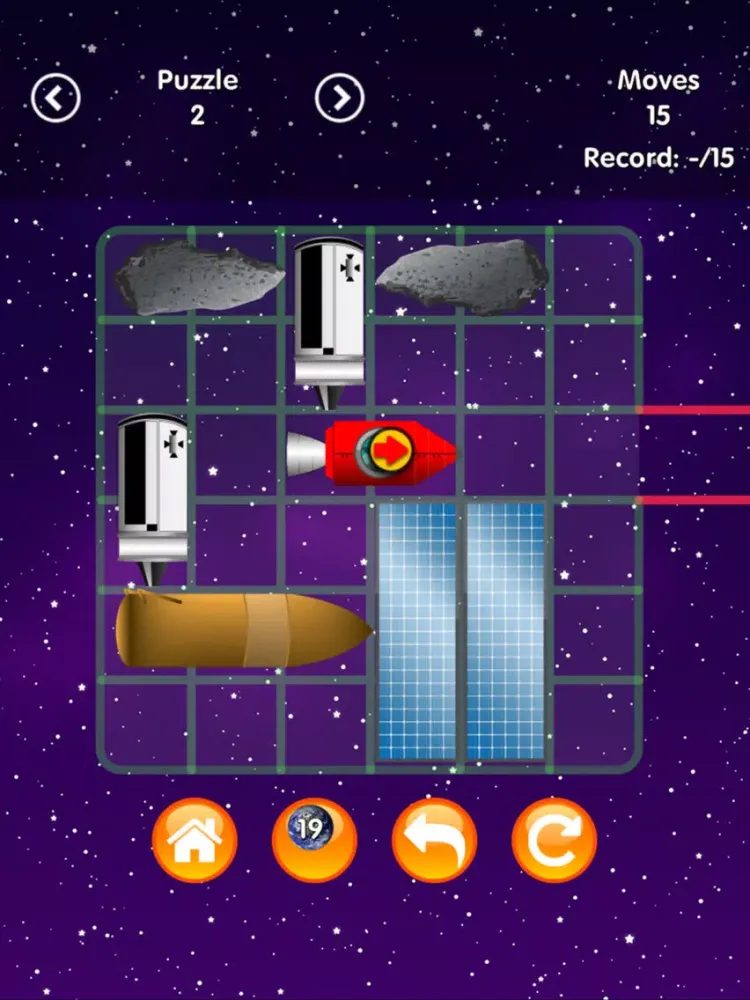 Slidey Kerjigger - Escape from Space - Rocket themed puzzle game iPad  Ekran Görüntüleri