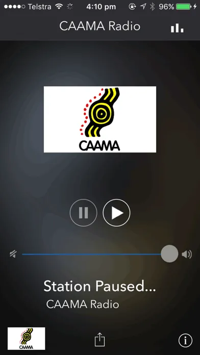 CAAMA Radio Ekran Görüntüleri