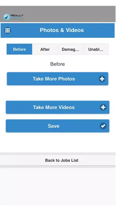 ภาพหน้าจอของ Really Clean App