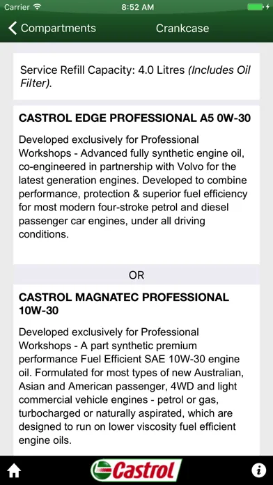 NetLube Castrol Trade Australia Screenshots