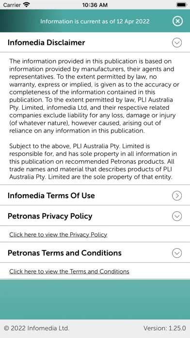 Captures d'écran de NetLube Petronas Australia