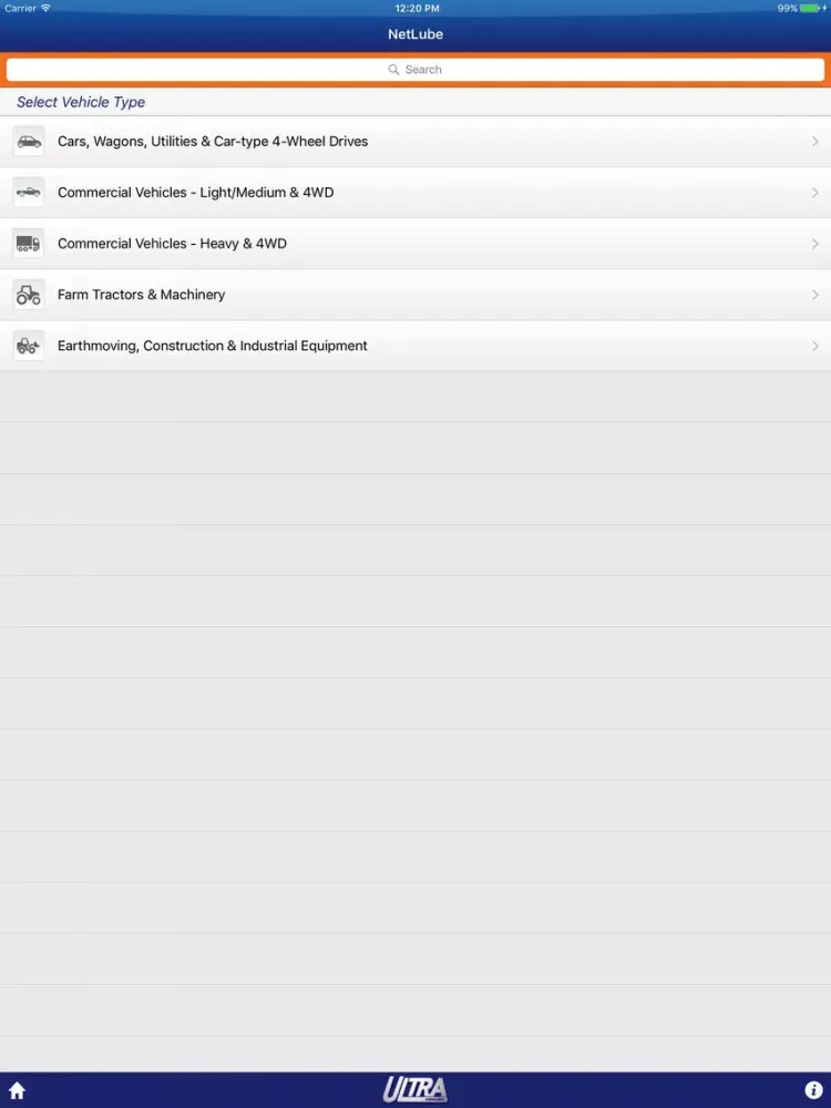 Capturas de pantalla de NetLube Ultra Lubricants Australia iPad