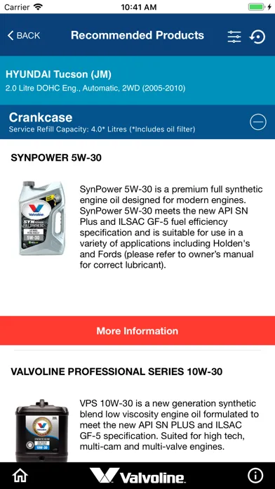 Valvoline Australia Lube Guide স্ক্রিনশট