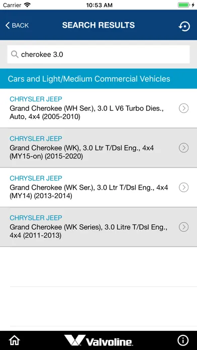 Valvoline Australia Lube Guide স্ক্রিনশট