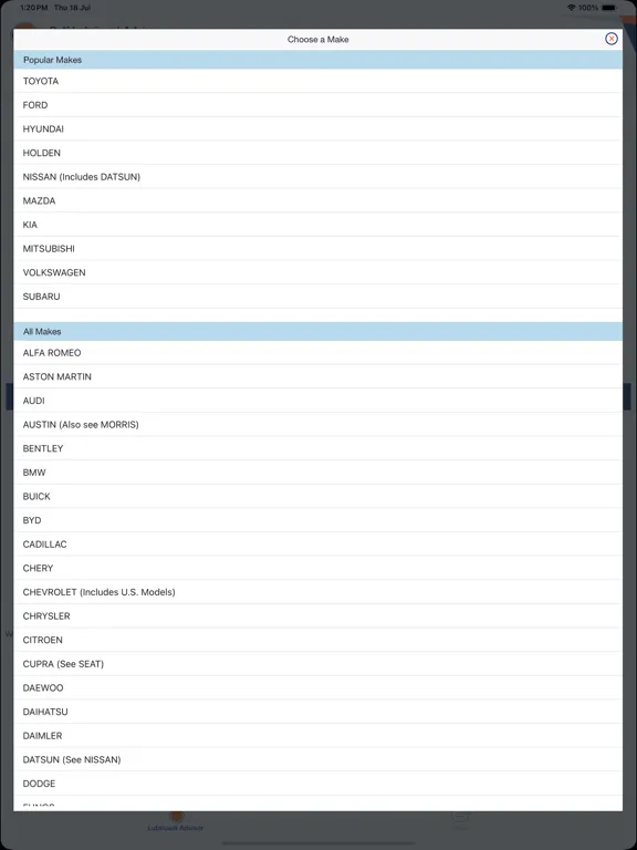 Capturas de tela do NetLube GulfOil New Zealand iPad 