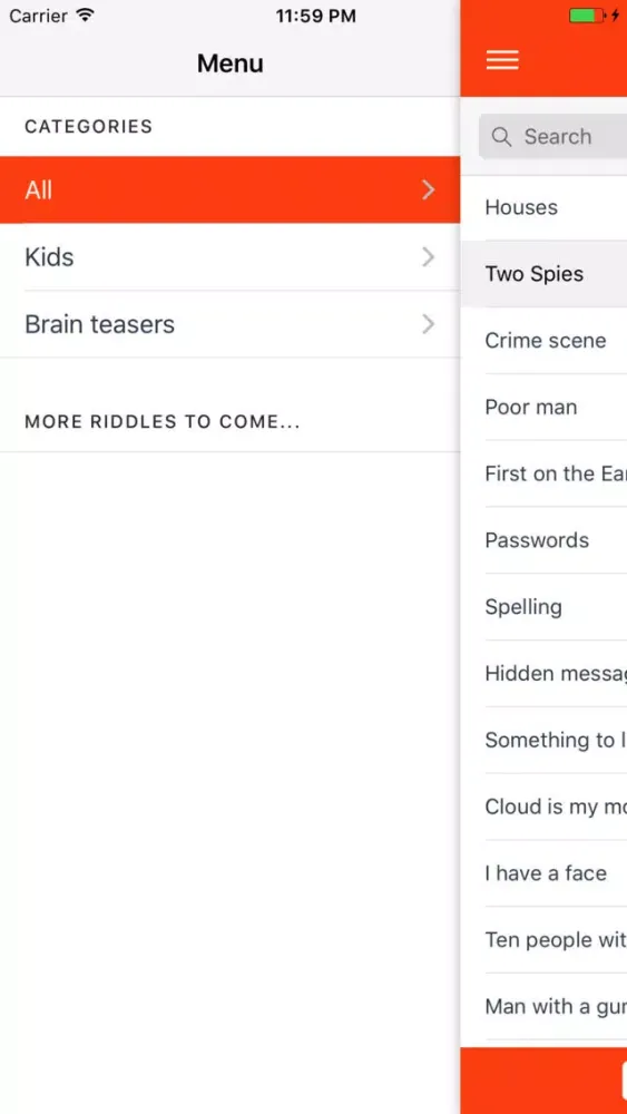 Riddle.Ninja سکرین شاٹس