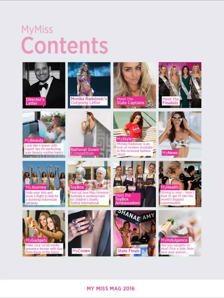 تصاویر MyMiss Australia iPad 