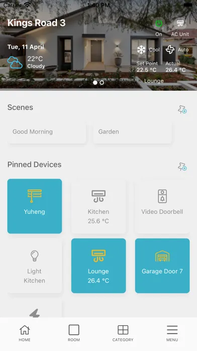 iZone Home سکرین شاٹس