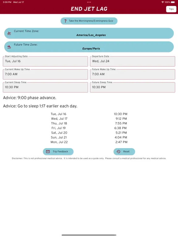 تصاویر End Jet Lag iPad 