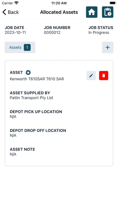 Ảnh chụp màn hình của Patlin TransApp Mobile