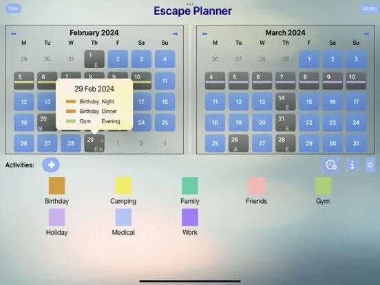 Escape Planner, 4 leisure time iPad  سکرین شاٹس