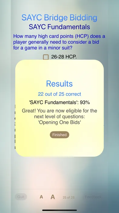 Standard American (SAYC) Screenshots