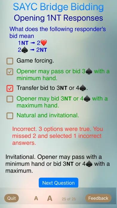 Standard American (SAYC) Screenshots