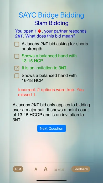 Standard American (SAYC) Screenshots