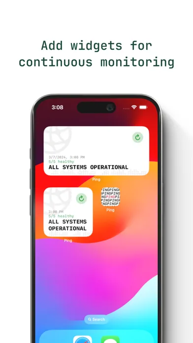 Ping: website monitoring سکرین شاٹس