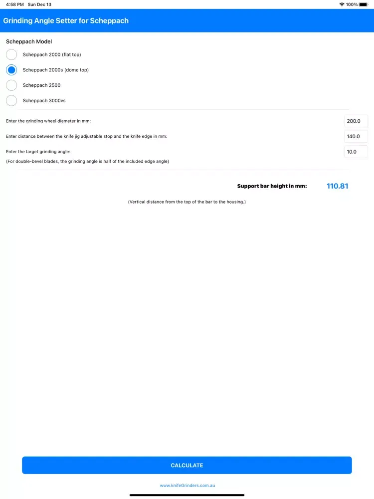 Angle Setter for Scheppach iPad  Ekran Görüntüleri