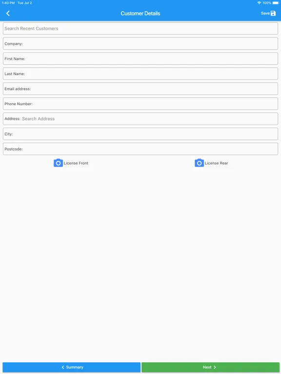 ภาพหน้าจอของ Dealer Drive Appraisals iPad 