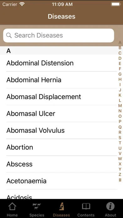 Veterinary Handbook Screenshots