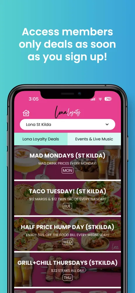 Lona Loyalty Screenshots