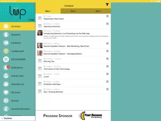 Lüp Events – Launcher iPad  Screenshots