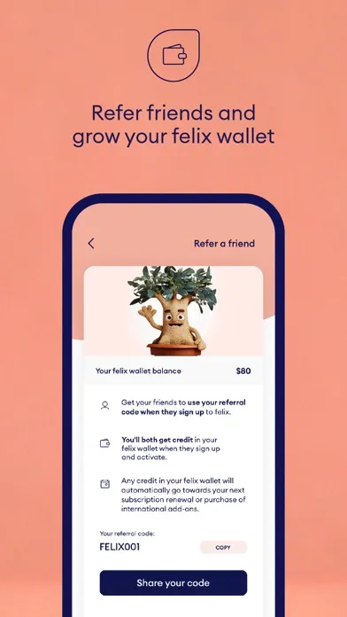 felix mobile Screenshots