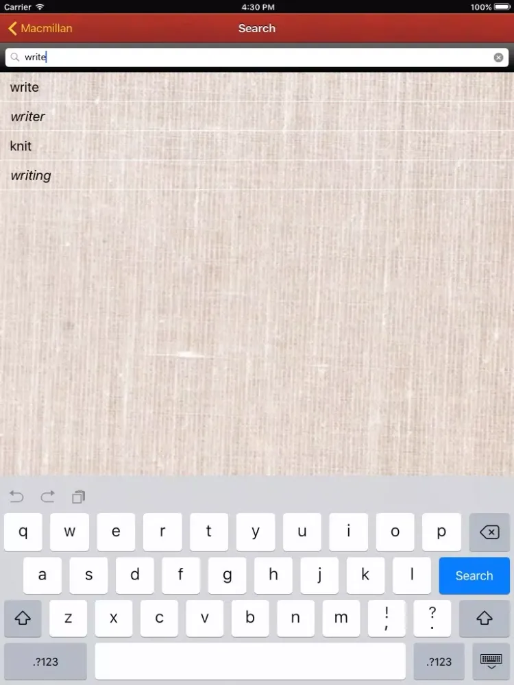 Macmillan Primary Australian Dictionary iPad  Ekran Görüntüleri