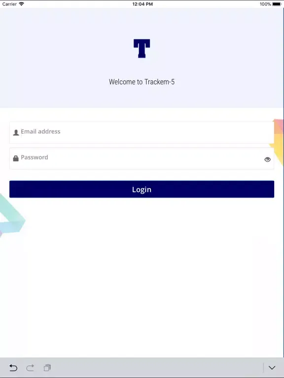 iTrack'em-Track'em Mobile App iPad  Screenshots