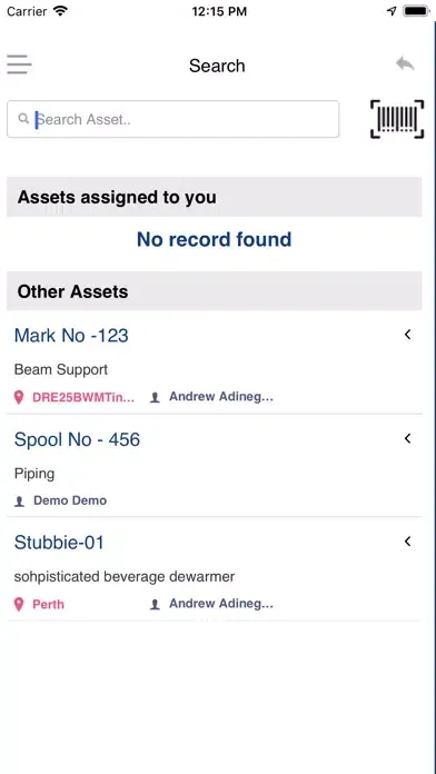 iTrack'em-Track'em Mobile App Screenshots