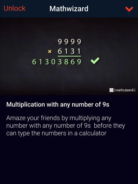 Tangkapan skrin Mathwizard-Tricks & Shortcuts iPad 