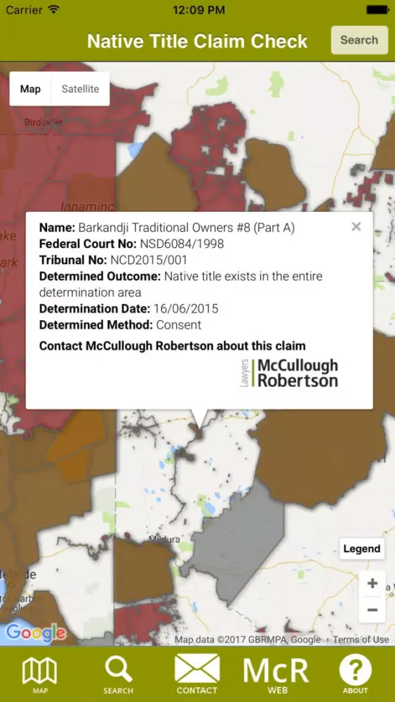 McCullough Robertson Native Title Claim Check Ekran Görüntüleri