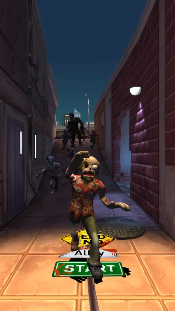 Capturas de tela do Dead End Alley