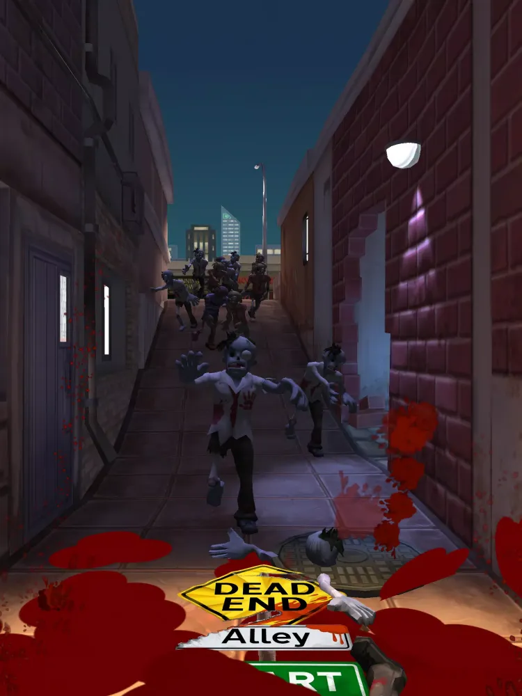 Capturas de tela do Dead End Alley