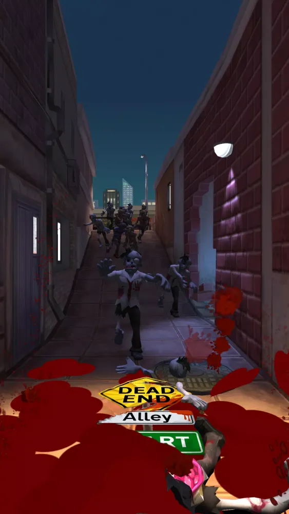 Capturas de tela do Dead End Alley