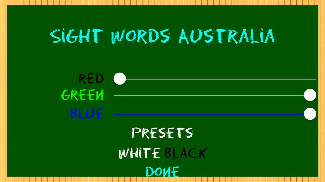 ภาพหน้าจอของ Sight Words Australia Home Version QLD
