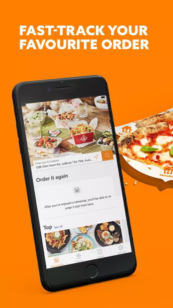 Ảnh chụp màn hình của Menulog - Food Delivery