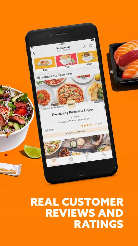 Ảnh chụp màn hình của Menulog - Food Delivery