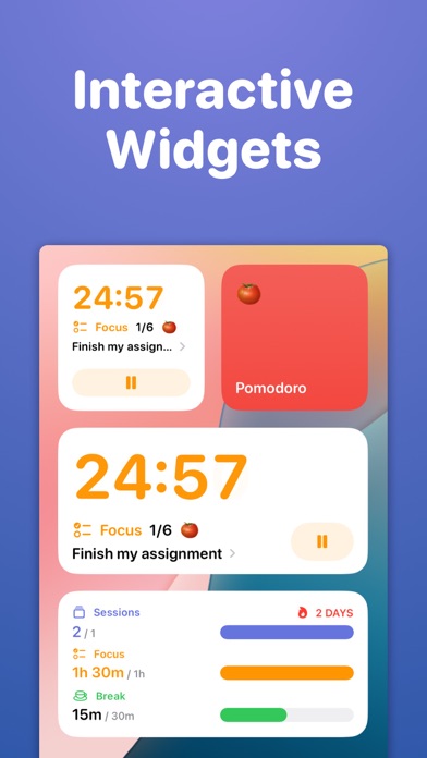 Focused Work - Pomodoro Timer スクリーンショット