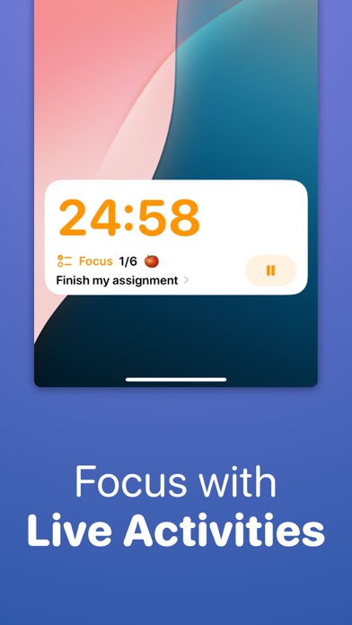 Focused Work - Pomodoro Timer スクリーンショット