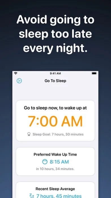 Go To Sleep - Bed Time Tracker应用截图