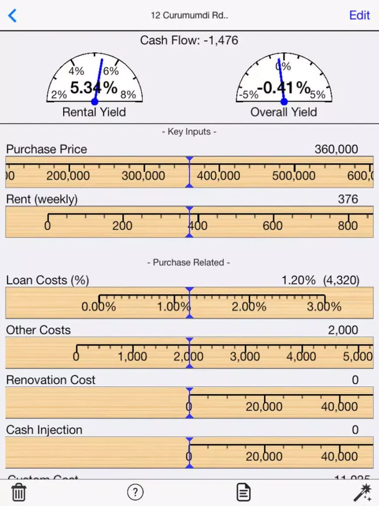 Скриншоты Rental Property Selector (Rental Yield Calculator) iPad 