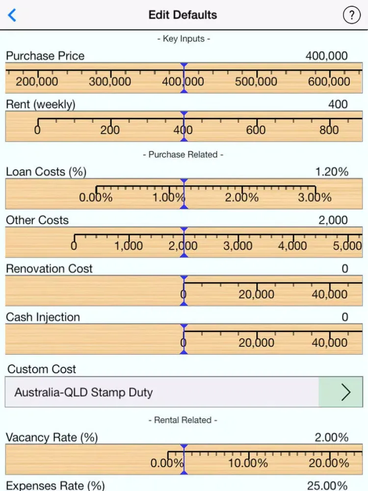 Скриншоты Rental Property Selector (Rental Yield Calculator) iPad 